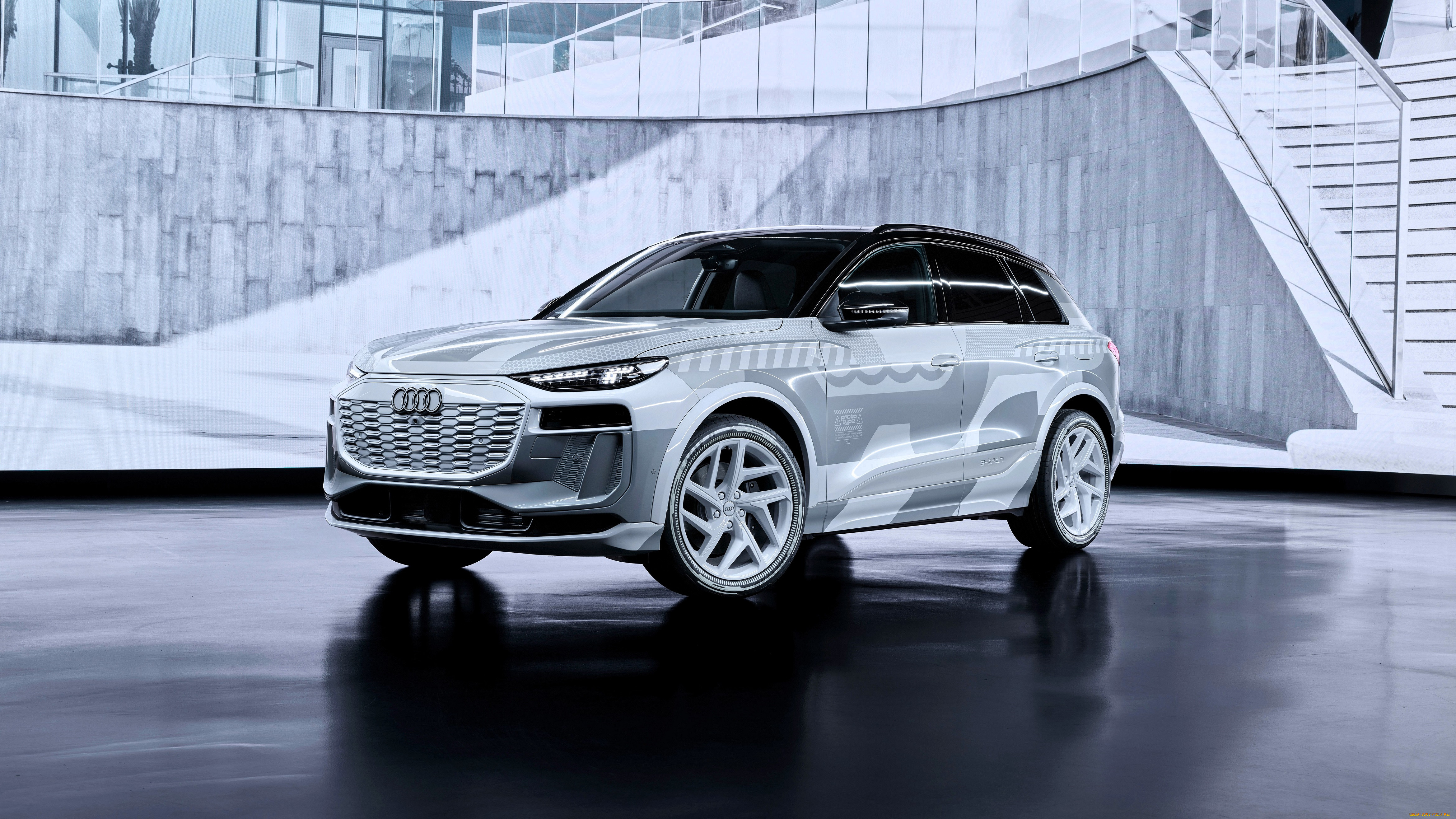 audi q6 e-tron prototype show car suv, , audi, , 